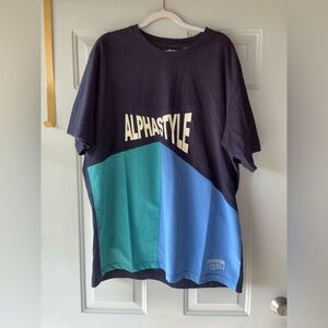 AlphaStyle Yale Tangram tee size XL